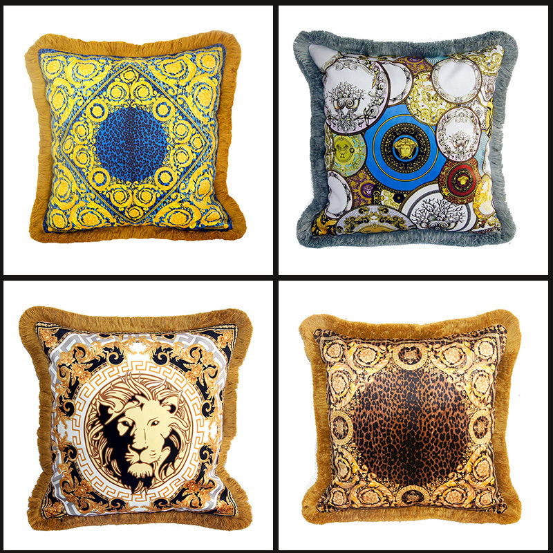 Trendy brand tassel luxury sofa cushions