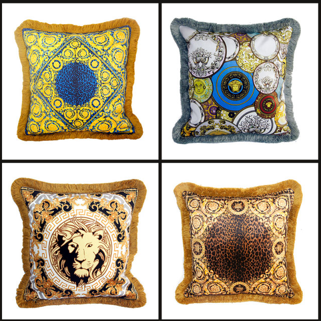 Trendy brand tassel luxury sofa cushions