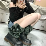 Толстая носка куртка JK Suck Sock Subculture Millennium Hot Girl Y2K Имитация норки плюш, чтобы сохранить теплую и холодную ногу