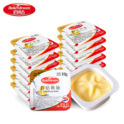 【百钻】进口无盐黄油10g*25粒