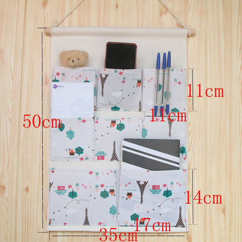 宿舍神器收纳挂袋布艺壁挂墙挂式墙上储物袋门后悬挂整理袋置物袋,淘宝优惠券,粉丝福利购,淘宝优惠卷