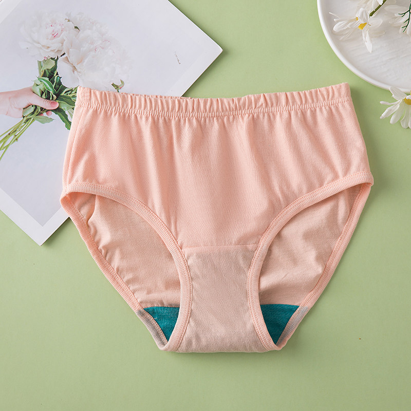 AB内裤女纯棉短裤中老年人妈妈大红色三角裤大码裤头高腰全棉2822,淘宝优惠券,粉丝福利购,淘宝优惠卷