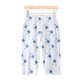 AB pure cotton pajamas women's pure cotton home pants mother's loose trousers cotton large size grandma cropped pants thin medium pants summer