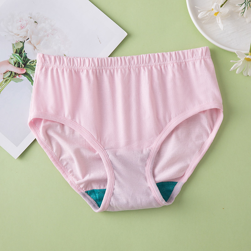 AB内裤女纯棉短裤中老年人妈妈大红色三角裤大码裤头高腰全棉2822,淘宝优惠券,粉丝福利购,淘宝优惠卷