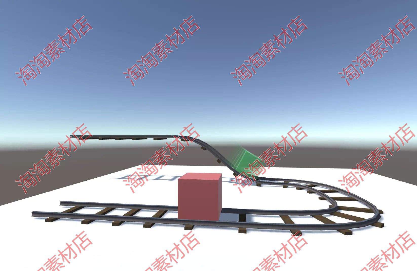 Unity3d Tracks and Rails 铁路轨道生成系统 物理功能插件 - 图3