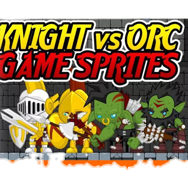 Unity Knight vs Orc- Game Sprites 1.0骑士兽人2d角色素材包-图3