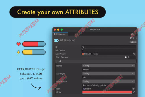 Unity3d Stats 2 Game Creator 2 by Catsoft Works v2.6.15 - 图1