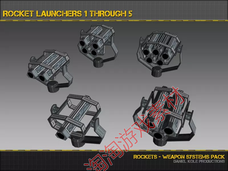 Unity3d Rockets Weapon Systems Pack 2.0 火箭武器导弹武器素材 - 图3