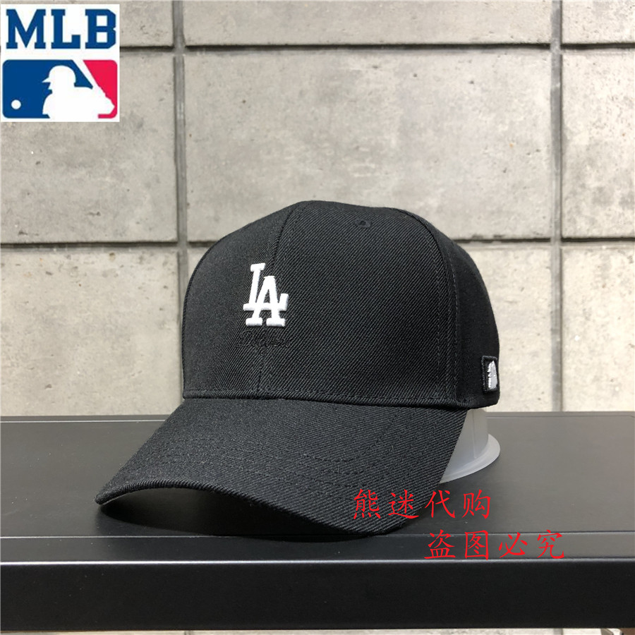 MLB棒球帽子LA男女专柜同款嘻哈帽遮阳鸭舌帽20LA5UCD00800 - 图0