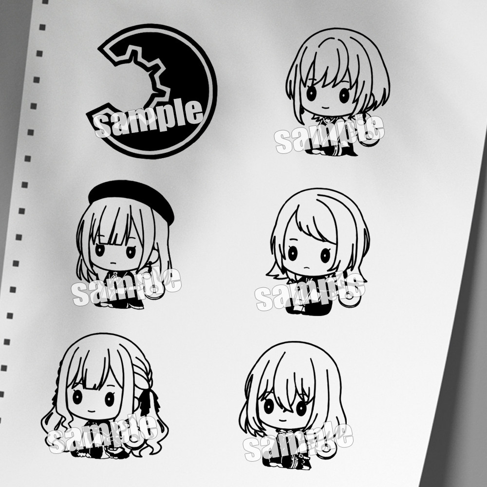 漫能BanG Dream!Ave Mujica实木印章送印泥diy个性二次元动漫周边,淘宝优惠券,粉丝福利购,淘宝优惠卷