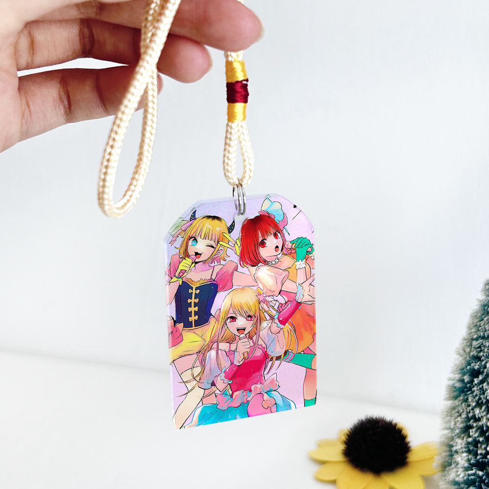漫能我推的孩子水晶御守日系透明挂件二次元卡通个性动漫周边礼物 - 图1