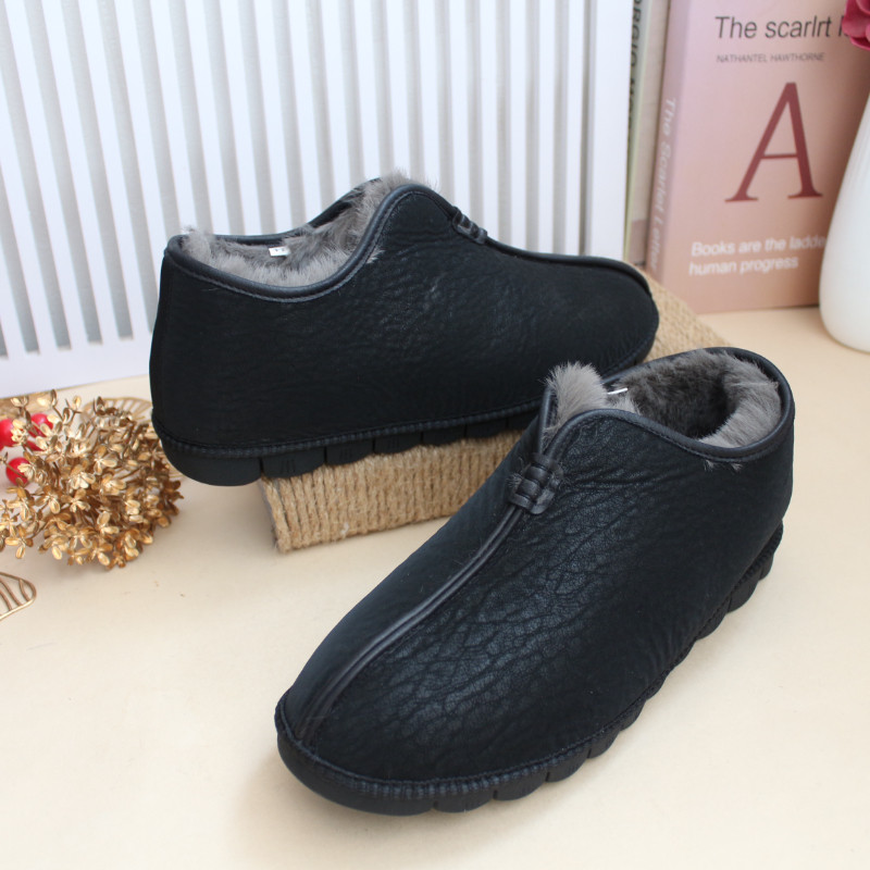 老北京布鞋加绒保暖男棉鞋中老年套脚爸爸鞋洒鞋男休闲鞋加厚大棉,淘宝优惠券,粉丝福利购,淘宝优惠卷