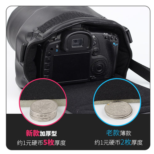 佳能5D4相机包可爱卡通5D2/5D3/5D3单反包小众设计个性6d2保护套内胆包6D/7d收纳包便携单肩相机包女生 - 图2