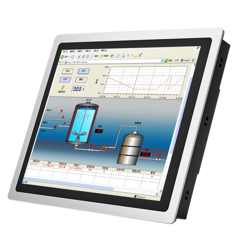 安美特12/15/15.6/18.5/21.5寸全封闭嵌入式工控触摸显示器 - 图0