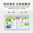 24寸桌面电子菜单显示屏奶茶店动态点餐屏菜单屏电子餐牌点单屏