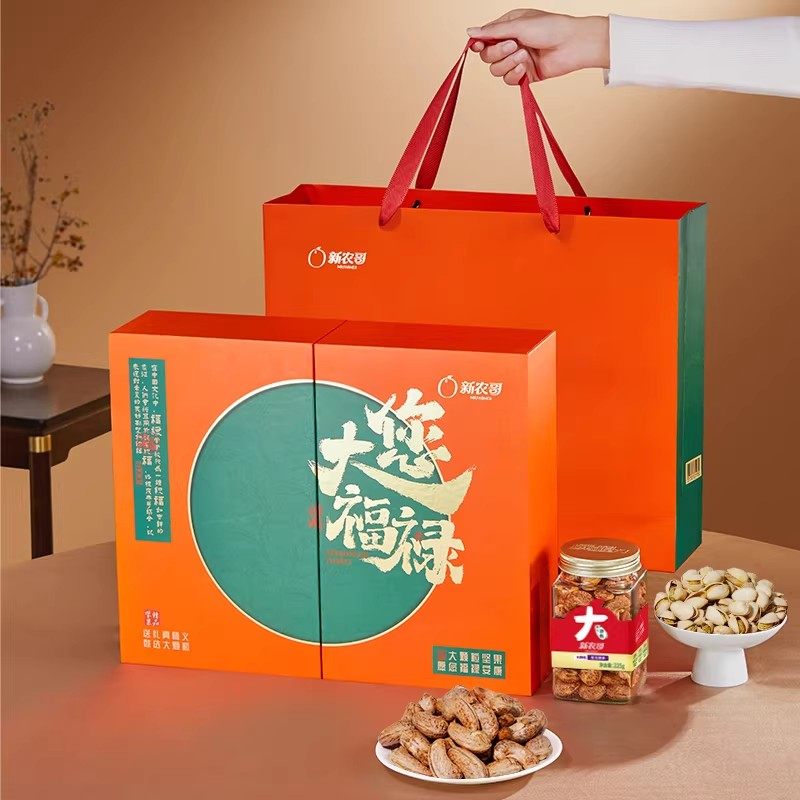 新农哥大颗粒坚果礼盒1140g您大福禄新春团圆节日送礼年货团购tk
