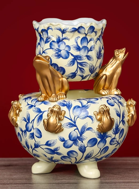 旗舰店正品2026马年李居明吉祥物摆件七赤位客厅摆西南天水卸刀光