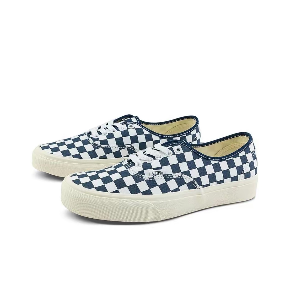 Vans Authentic Classics蓝白棋盘格低帮帆布鞋 VN0A5KS94M0-图3