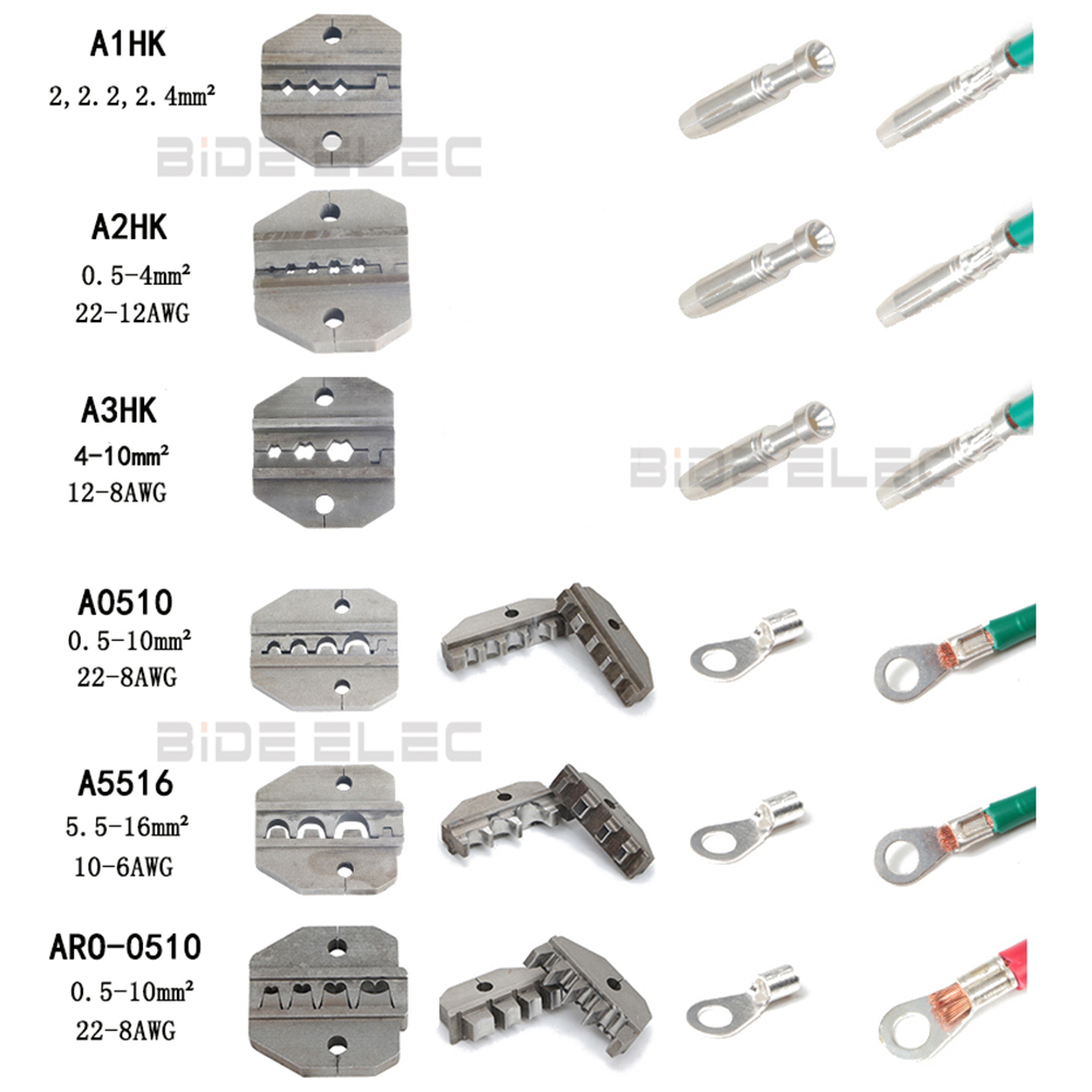 气动压线机AM-10压接工具FEK-5ND通用钳口适用华胜9寸工具模具 - 图3