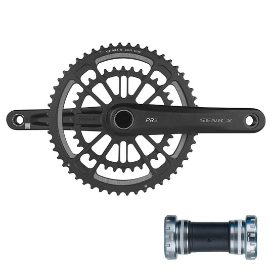 Las bielas de bicicleta de carretera SENICX Yuyong PR3 cambiaron a doble plato