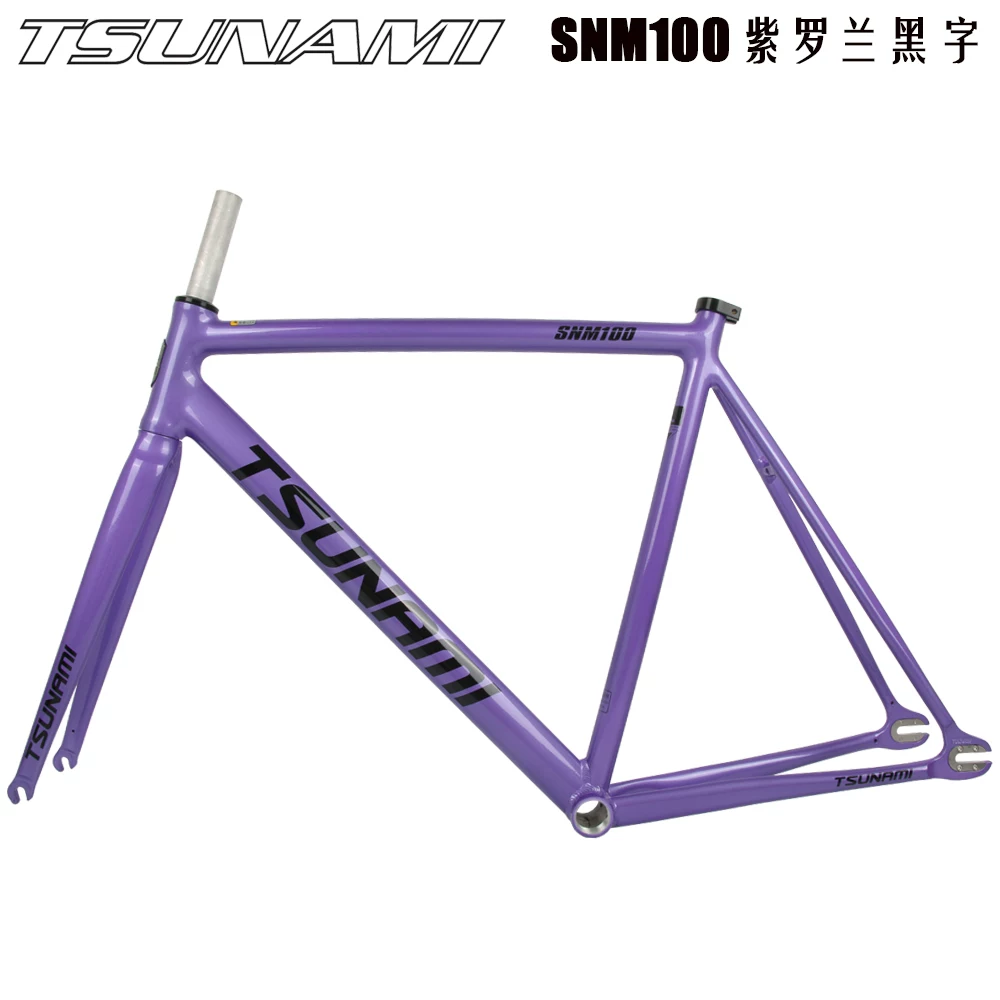 TSUNAMI Tsunami SNM100 Dead Fly Single Speed Aluminum Alloy Racing Field Bike 700C Frame