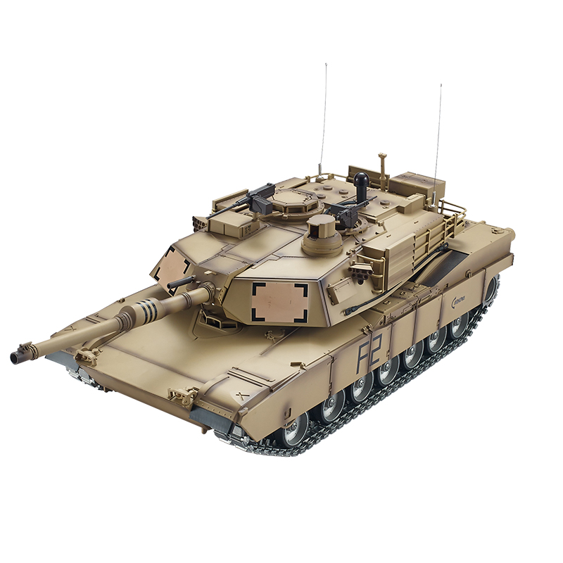 恒龙1/16遥控坦克美军M1A2模型玩具6.0S版履带车可对战发射Abrams - 图3