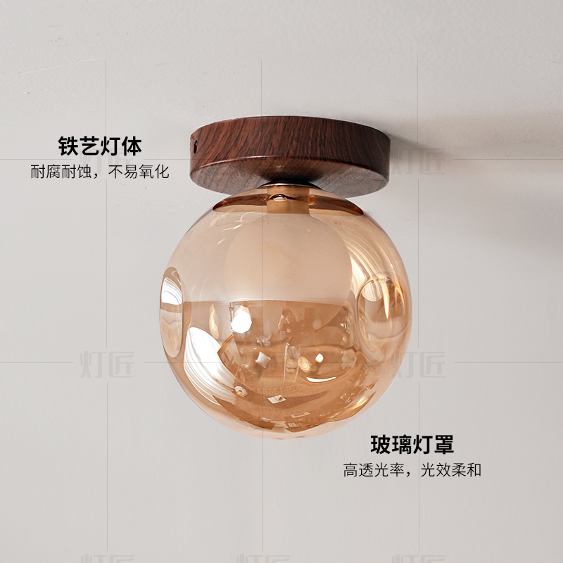 Medieval vintage aisle balcony entrance ceiling lamp