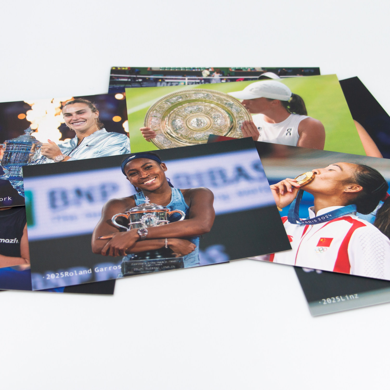 中国赛季 中网 武汉 网球女子球员签名卡 明信片 照片 蛋宝宝网球,淘宝优惠券,粉丝福利购,淘宝优惠卷