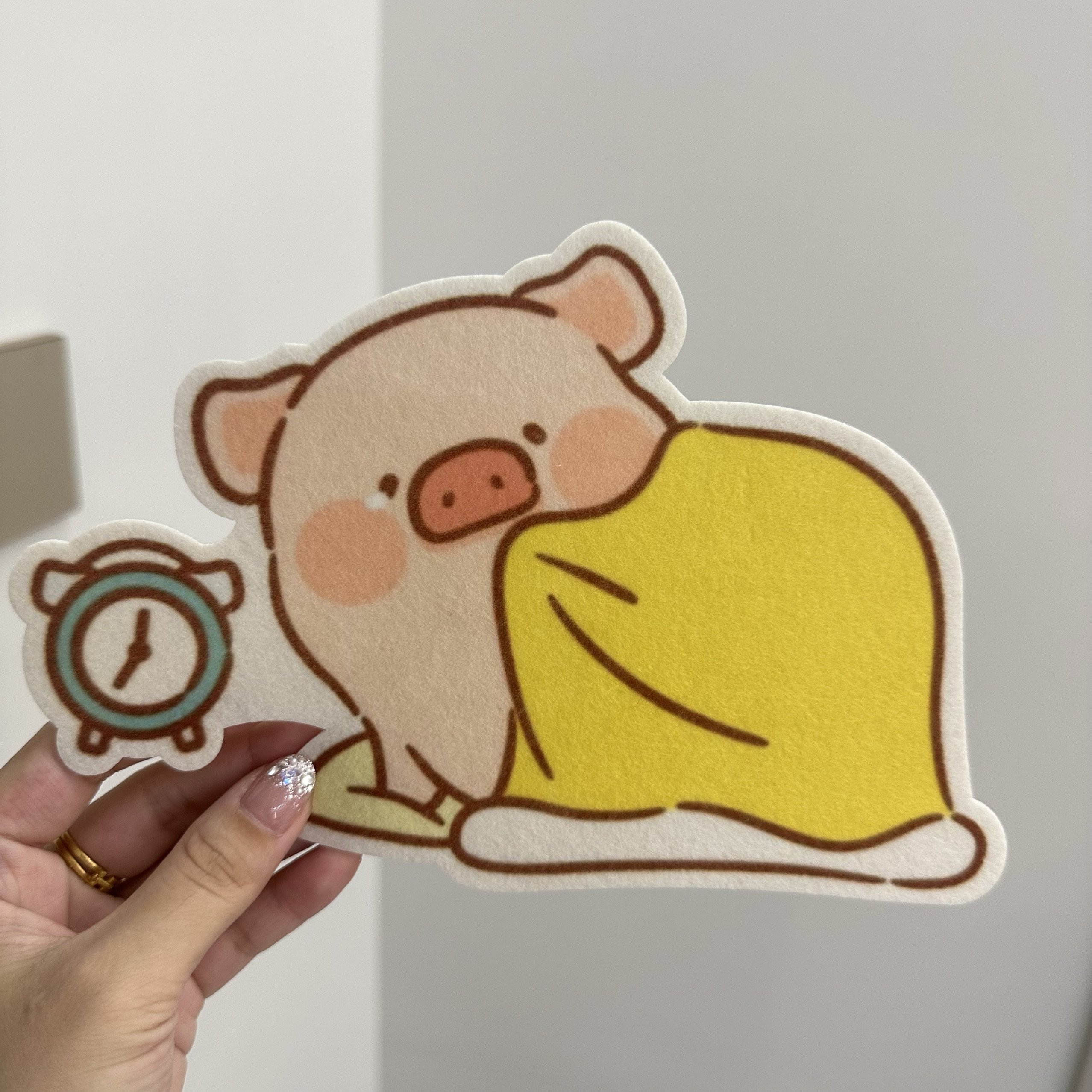 新款LuLu猪马桶除臭贴卫生间香薰片厕所装饰卡通贴纸防水消臭留香,淘宝优惠券,粉丝福利购,淘宝优惠卷