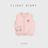 MIKI cartoon cotton embroidered vest spring and autumn style