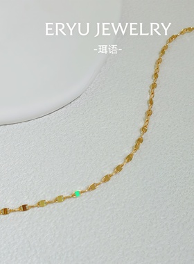 高级感轻奢锁骨链毛衣链秋冬配饰