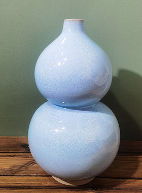 钧瓷福禄葫芦摆件安宅招财好运桌面家居饰品窑变创意乔迁开业礼品