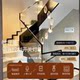Staircase chandelier modern minimalist loft apartment chandelier light luxury villa duplex building spiral staircase chandelier long chandelier