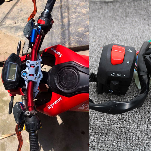 小猴子M3组合开关总成双碟刹M5M6M8小怪兽Z6电摩改装开关配件 - 图2