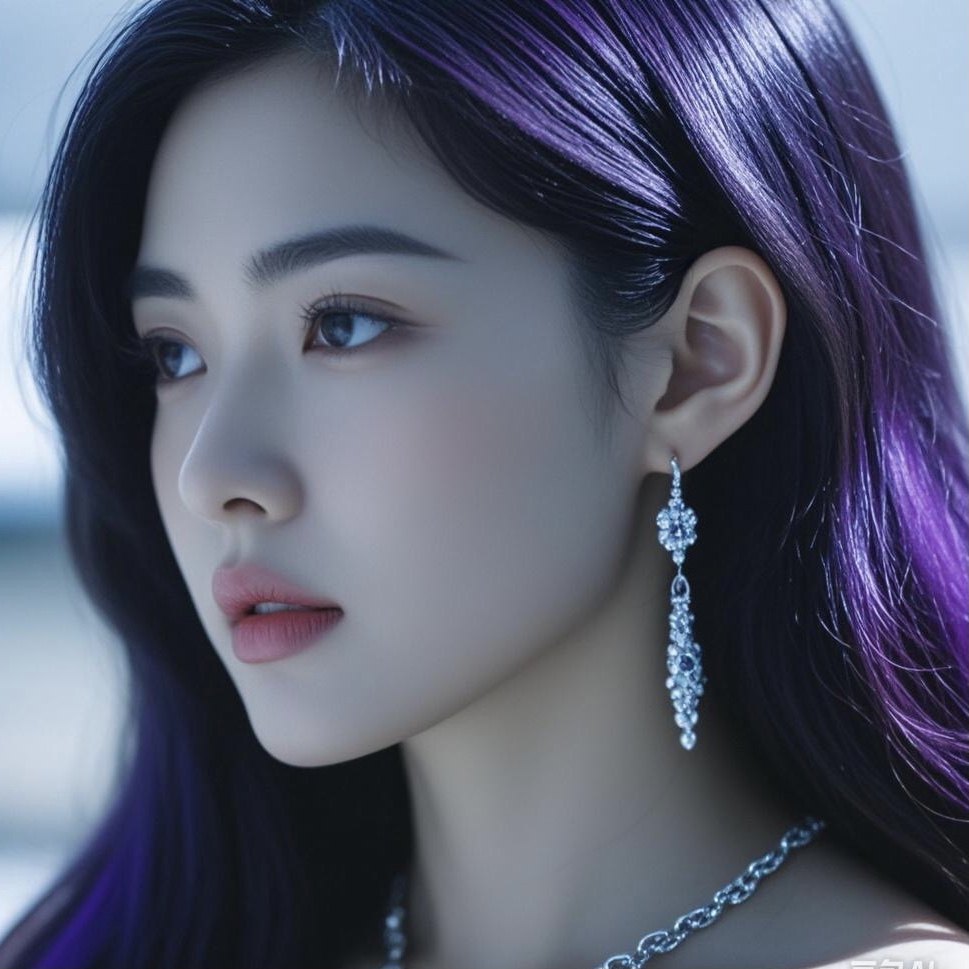 染町 超仙气紫黑色染发膏 黑加仑紫 染发剂紫色 免漂自己在家染 - 图1