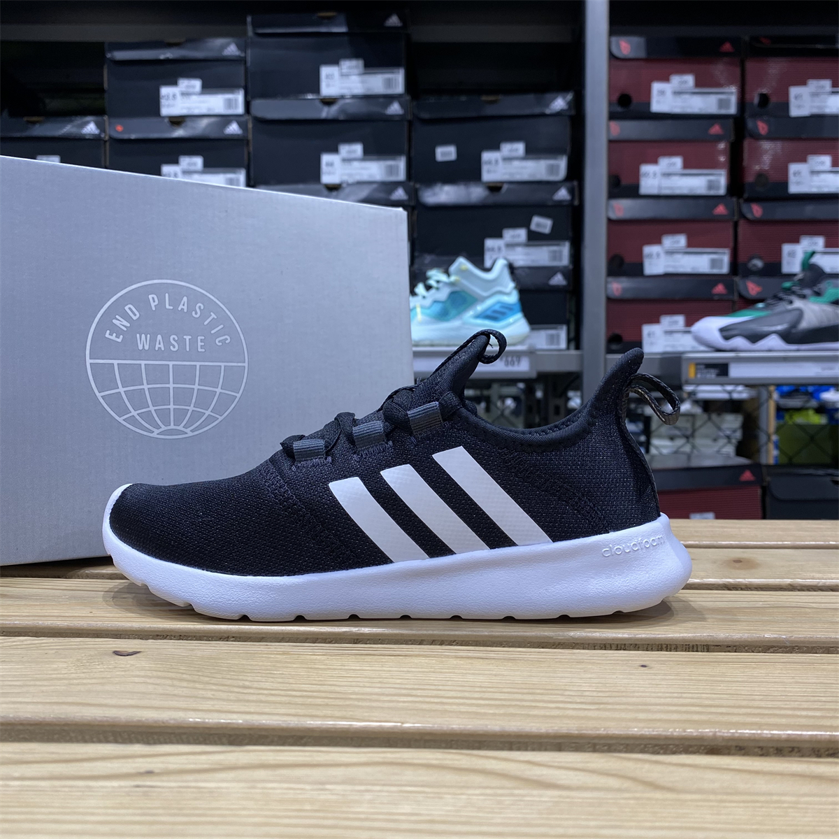 Adidas阿迪达斯女子CLOUDFOAM PURE 2.0缓震跑步鞋H04753 HO0947 - 图0