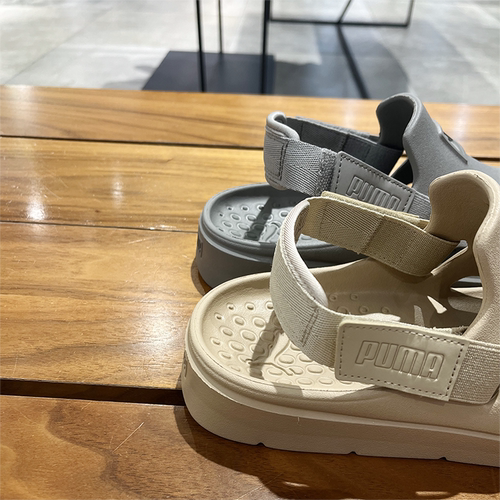 正品PUMA/彪马Shibui Mule男女休闲运动魔术贴沙滩凉鞋拖鞋394883 - 图1