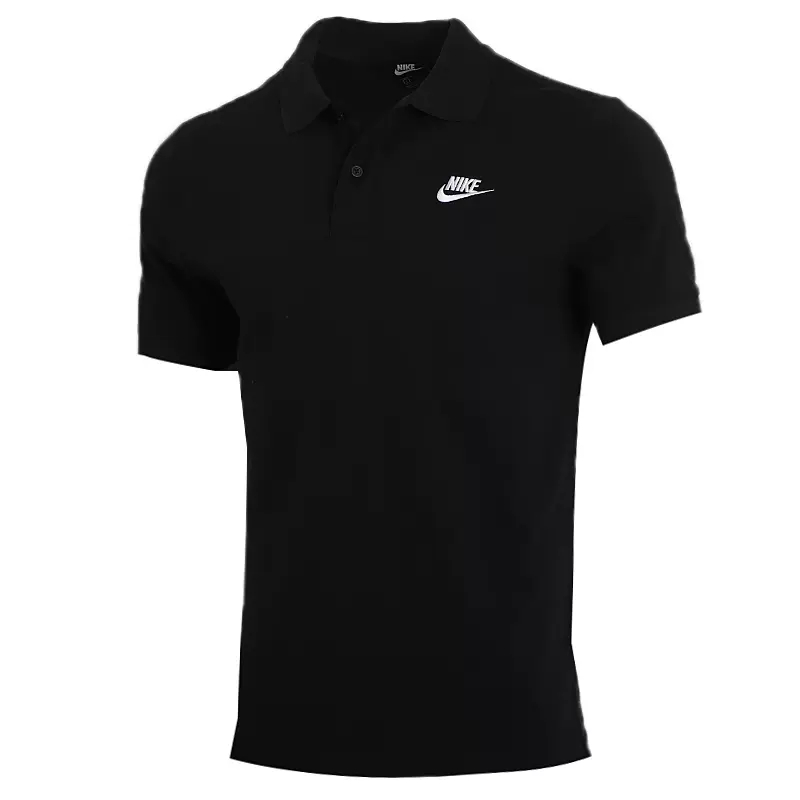 正品Nike/耐克男子短袖polo衫休闲运动纯棉翻领T恤 CJ4457-010 - 图3