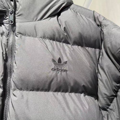 Adidas阿迪达斯三叶草棉服男25冬款运动外套防风保暖面包服JX4123 - 图0