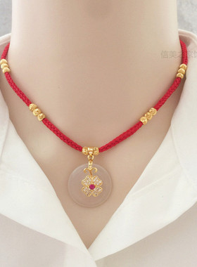 项链饰品信美之家黄铜表面镀金女