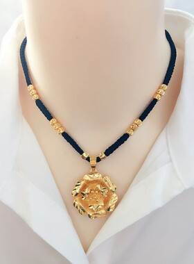 网聚特色吊坠金挂件新款包邮项链