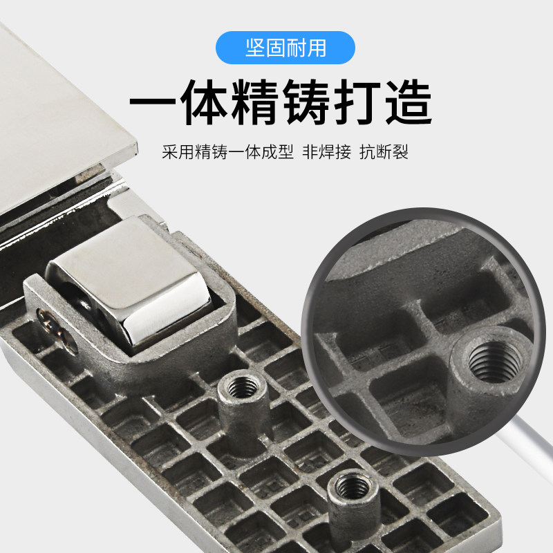 180度淋浴房玻璃合页长条型浴室夹卫生间玻璃门304不锈钢折页门夹,淘宝优惠券,粉丝福利购,淘宝优惠卷