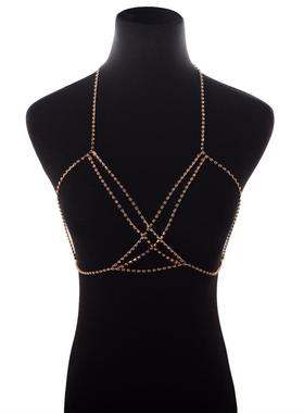 Sexy chest chain Bohemian Beach Necklace Cross Body Chain