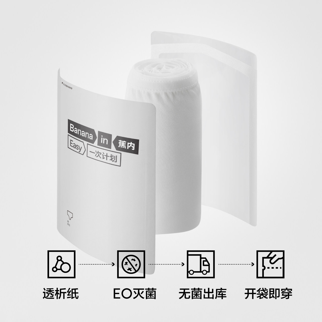 蕉内男日抛三角平角内裤一次性女免洗纯棉无菌独立包装月子产妇,淘宝优惠券,粉丝福利购,淘宝优惠卷