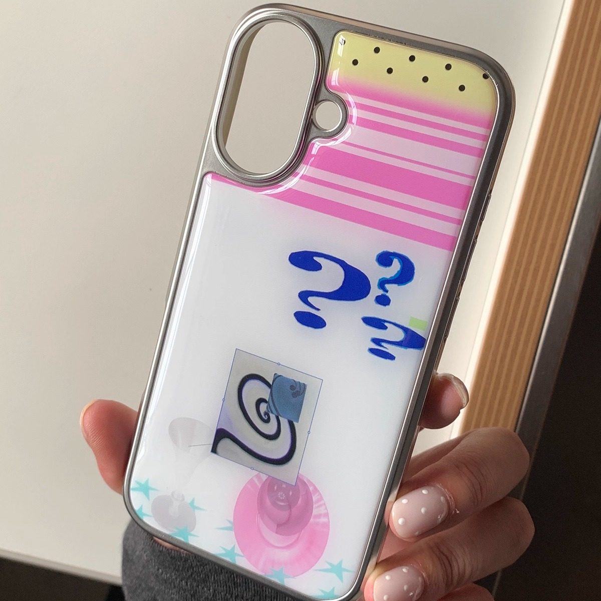 PANLINGWAN原创艺术个性小众黑边磨砂磁吸手机壳适用于苹果17PM,淘宝优惠券,粉丝福利购,淘宝优惠卷