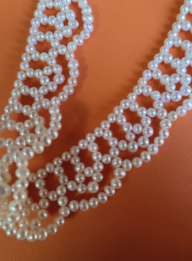 甲状腺术后遮挡疤痕项链女款2026新款轻奢小众高级感蕾丝花边珍珠