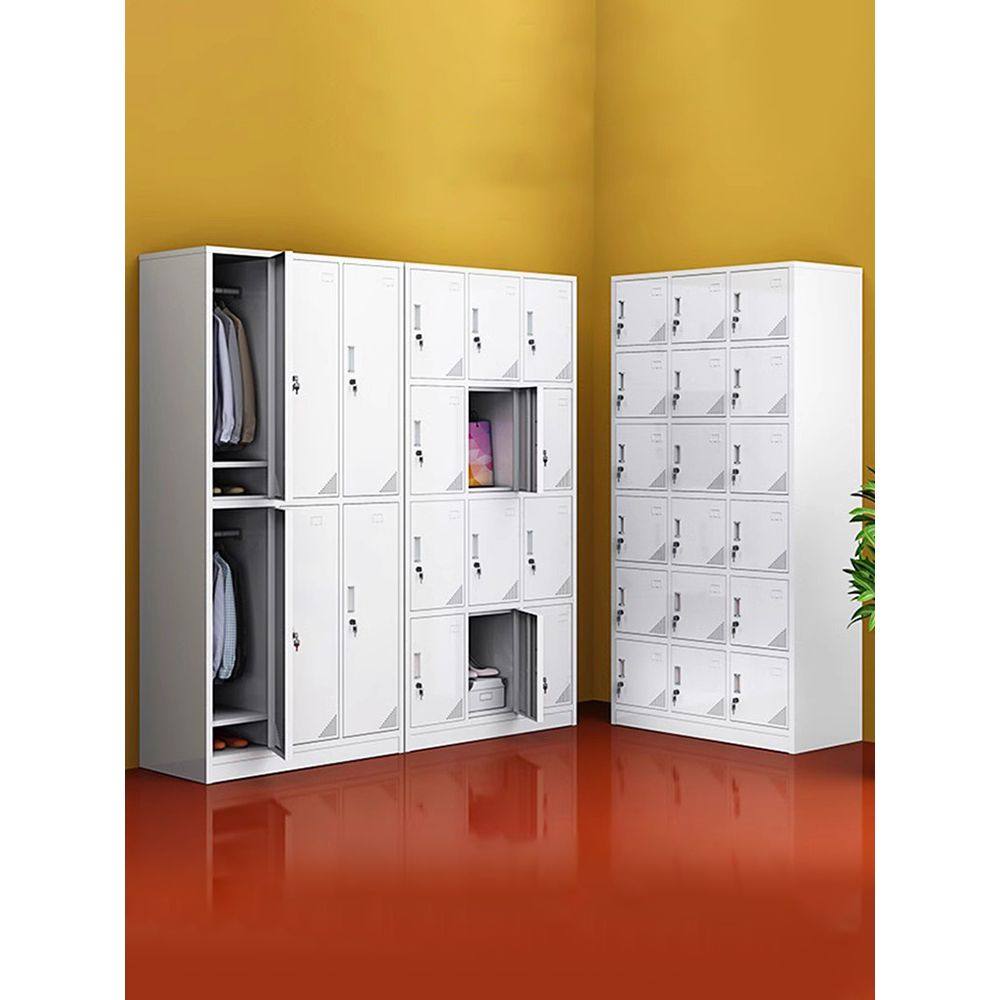 钢制更衣柜员工换衣柜工厂宿舍学校浴室带锁储物柜鞋柜碗柜存包柜,淘宝优惠券,粉丝福利购,淘宝优惠卷