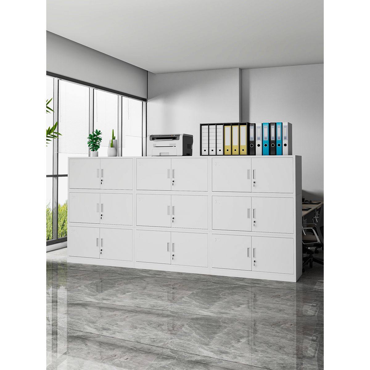 五节文件柜办公室财务会计凭证柜收纳柜储物柜分体柜铁皮档案柜子,淘宝优惠券,粉丝福利购,淘宝优惠卷