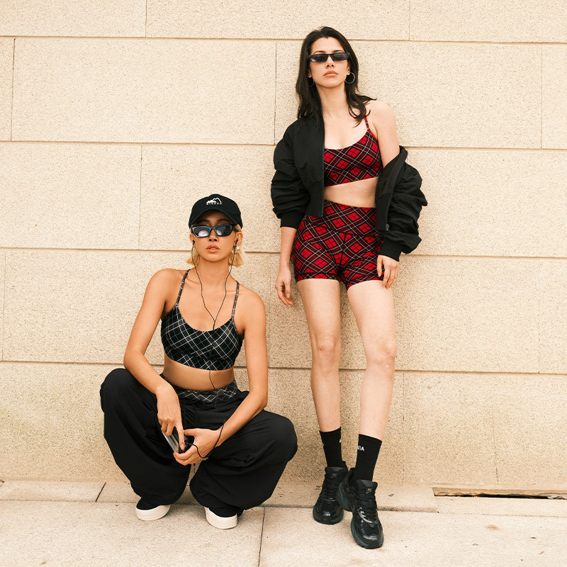 Aria Leisure 运动内衣美背吊带背心带胸垫普拉提训练服瑜伽套装,淘宝优惠券,粉丝福利购,淘宝优惠卷