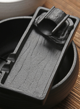 陶瓷风水加湿器小喷泉桌面摆件